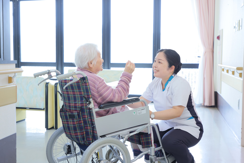 老健 看護業務の様子